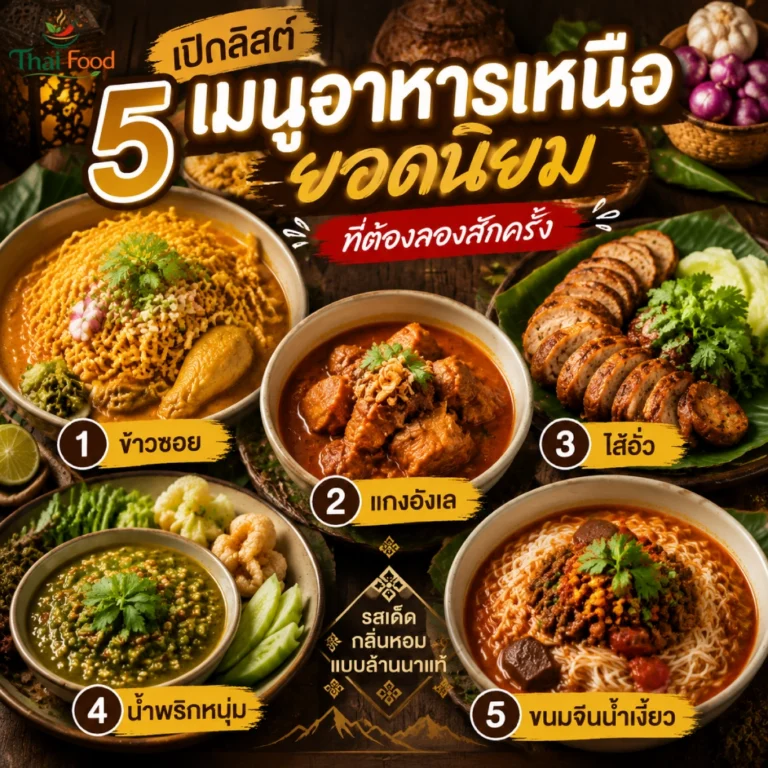 อาหารเหนือ 5 อย่าง